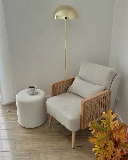 Armchair ORUM Fabric Light Beige