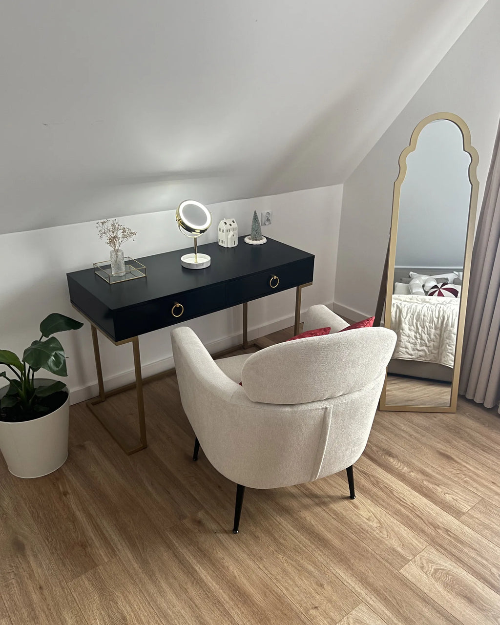 Armchair SOBY Fabric Off-White