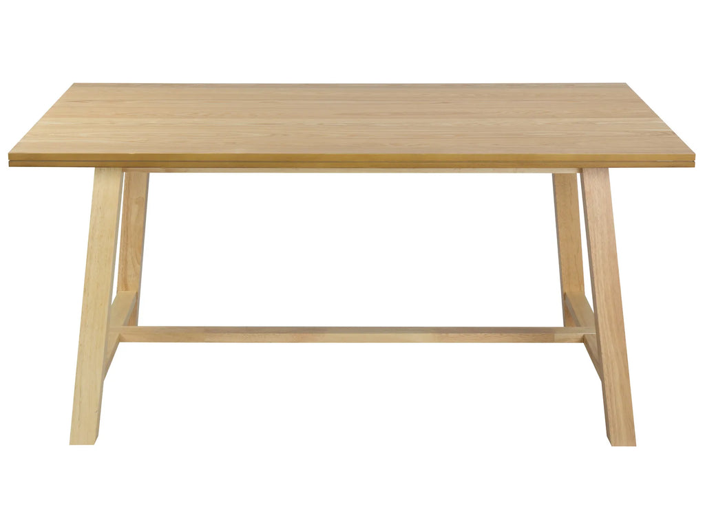 Dining Table BARNES Natural Ash Wood 160 cm 90 cm