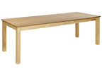 Extending Dining Table MADURA Natural Ash Wood 160/240 cm 90 cm