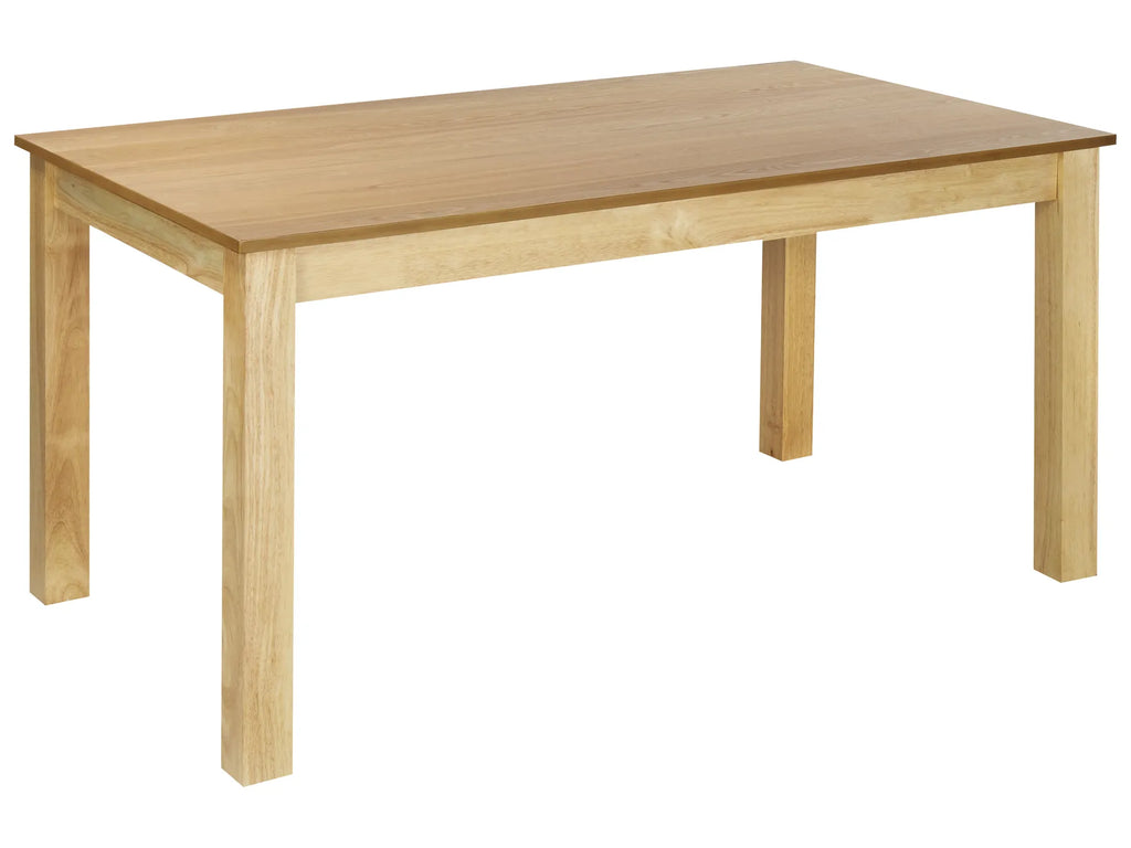 Extending Dining Table MADURA Natural Ash Wood 160/240 cm 90 cm