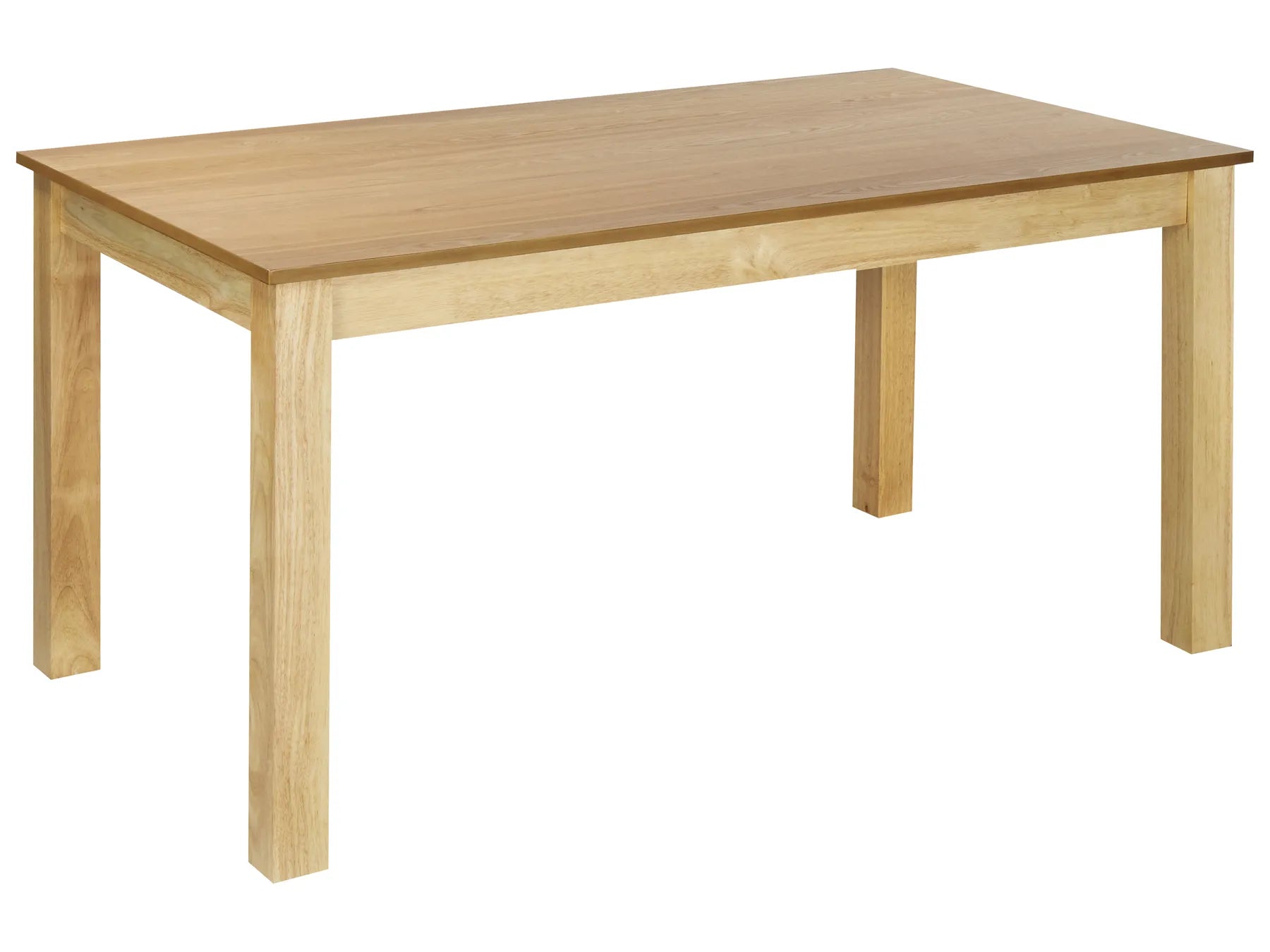 Extending Dining Table MADURA Natural Ash Wood 160/240 cm 90 cm