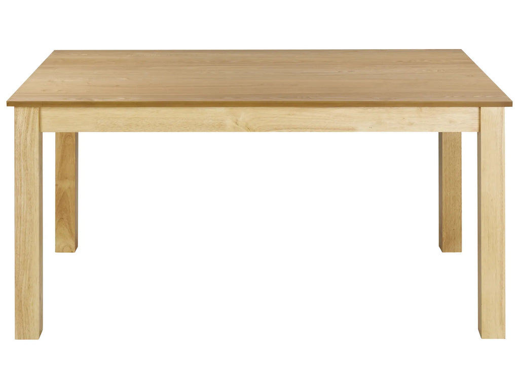 Extending Dining Table MADURA Natural Ash Wood 160/240 cm 90 cm