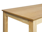 Extending Dining Table MADURA Natural Ash Wood 160/240 cm 90 cm