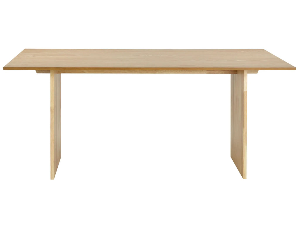 Dining Table MOORA Natural Ash Wood 180 cm 90 cm