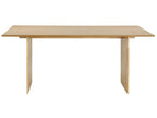 Dining Table MOORA Natural Ash Wood 180 cm 90 cm