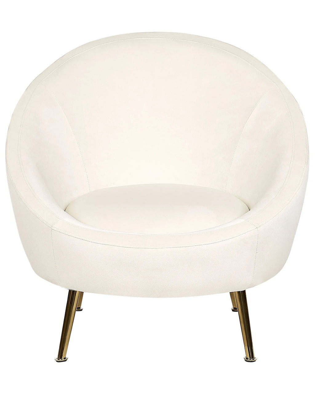 Armchair LANGA Velvet Off-White