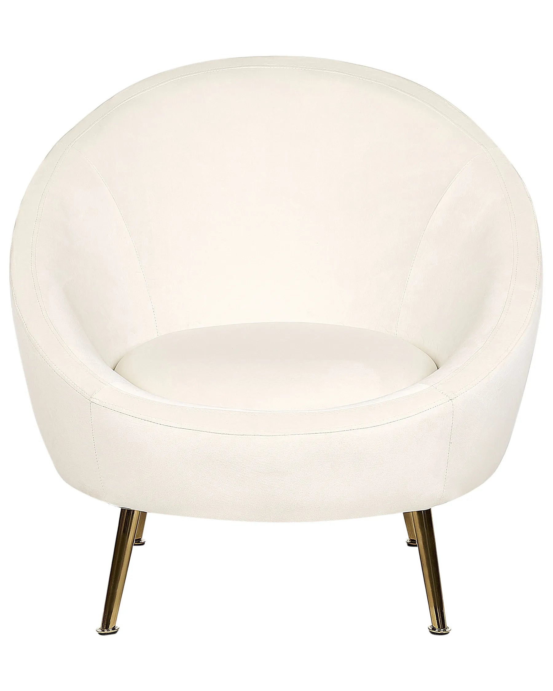 Armchair LANGA Velvet Off-White