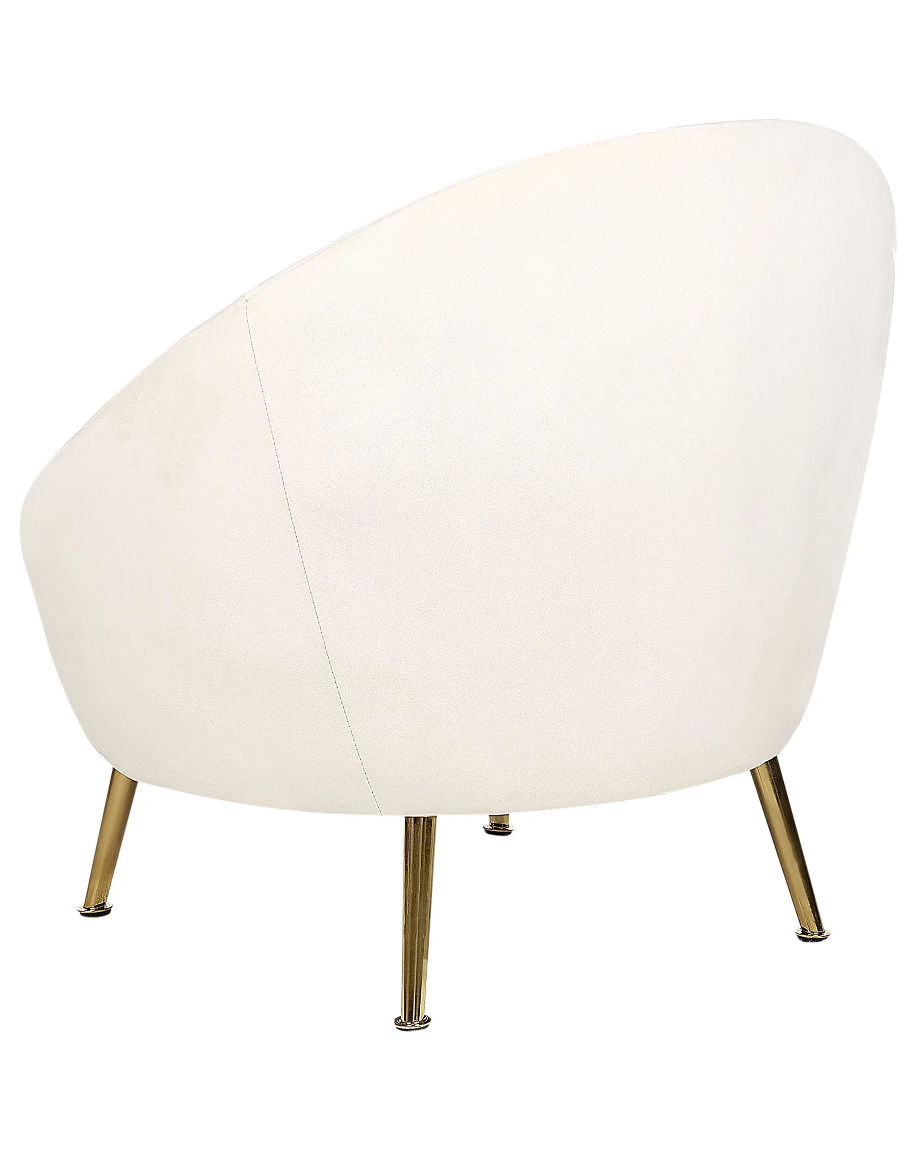 Armchair LANGA Velvet Off-White