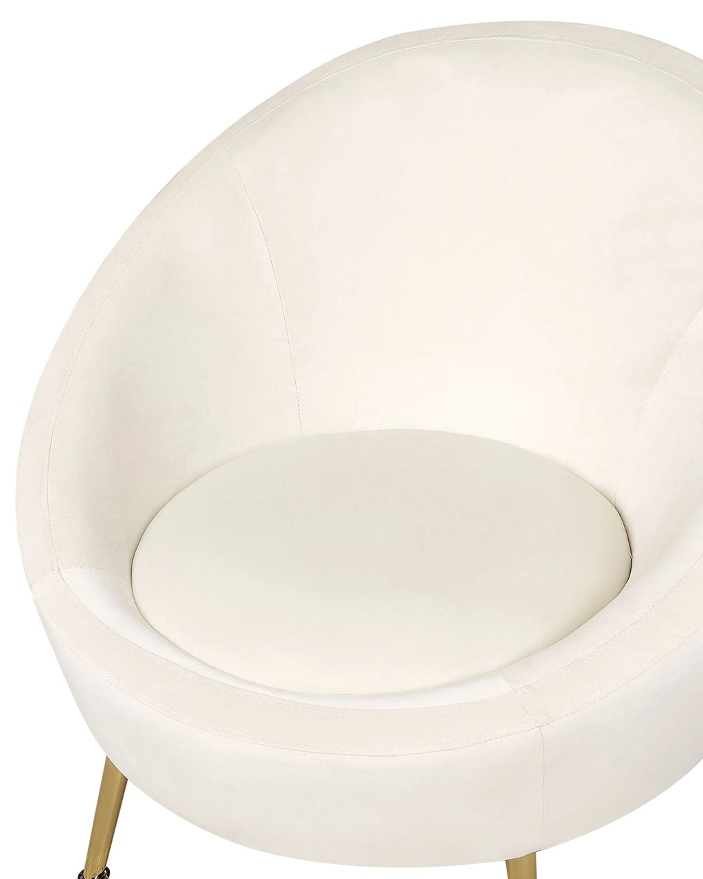 Armchair LANGA Velvet Off-White