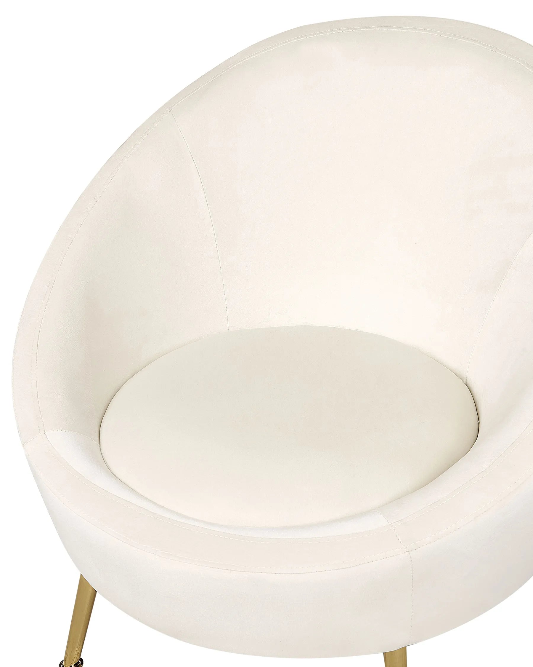 Armchair LANGA Velvet Off-White