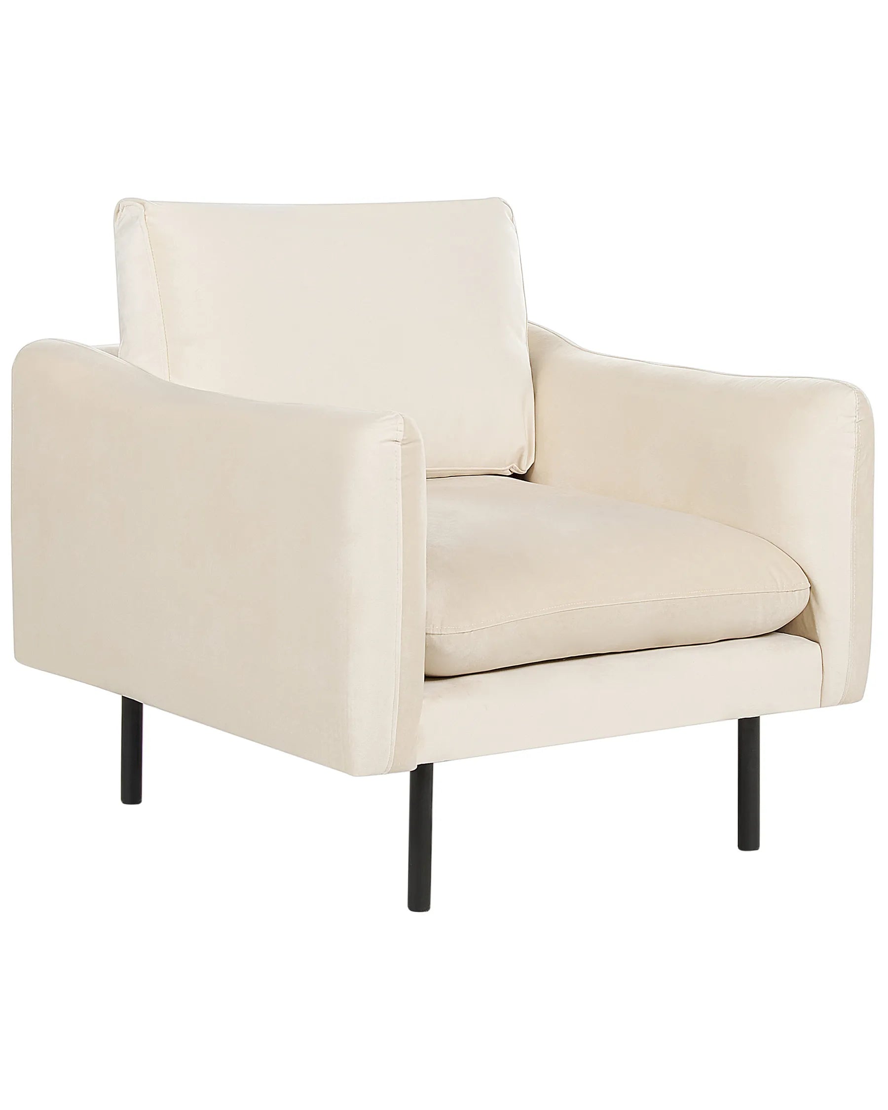 Armchair VINTERBRO Velvet Light Beige