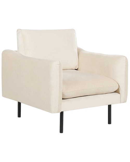 Armchair VINTERBRO Velvet Light Beige