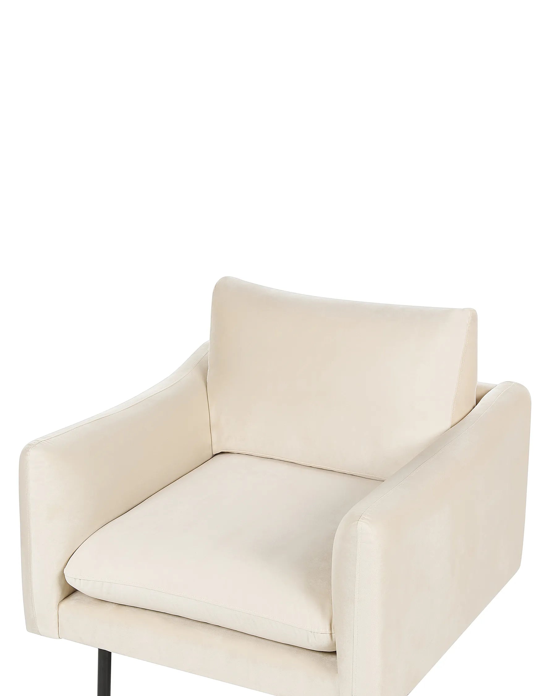 Armchair VINTERBRO Velvet Light Beige