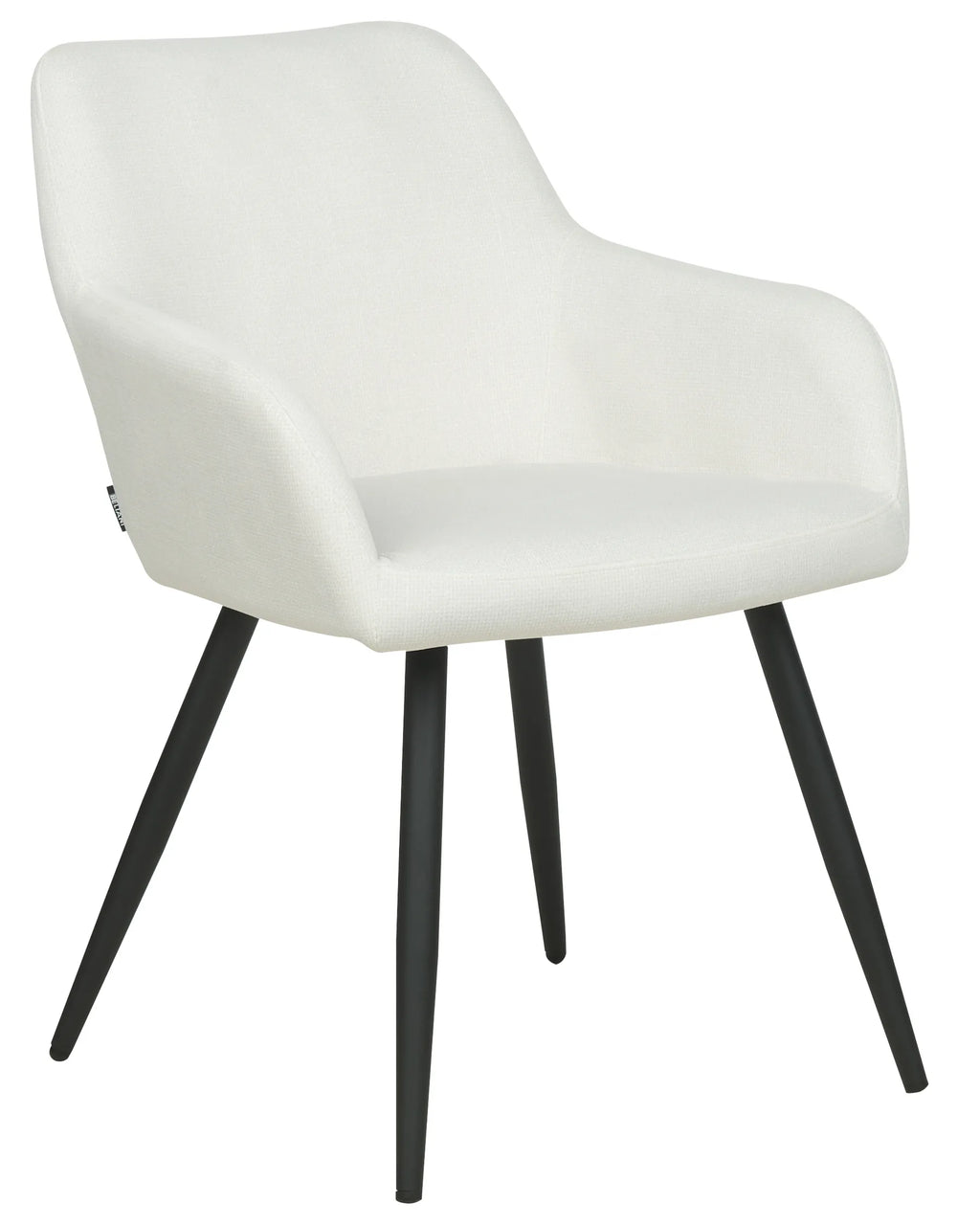 Set of 2 Dining Chairs CASMALIA Velvet Off-White