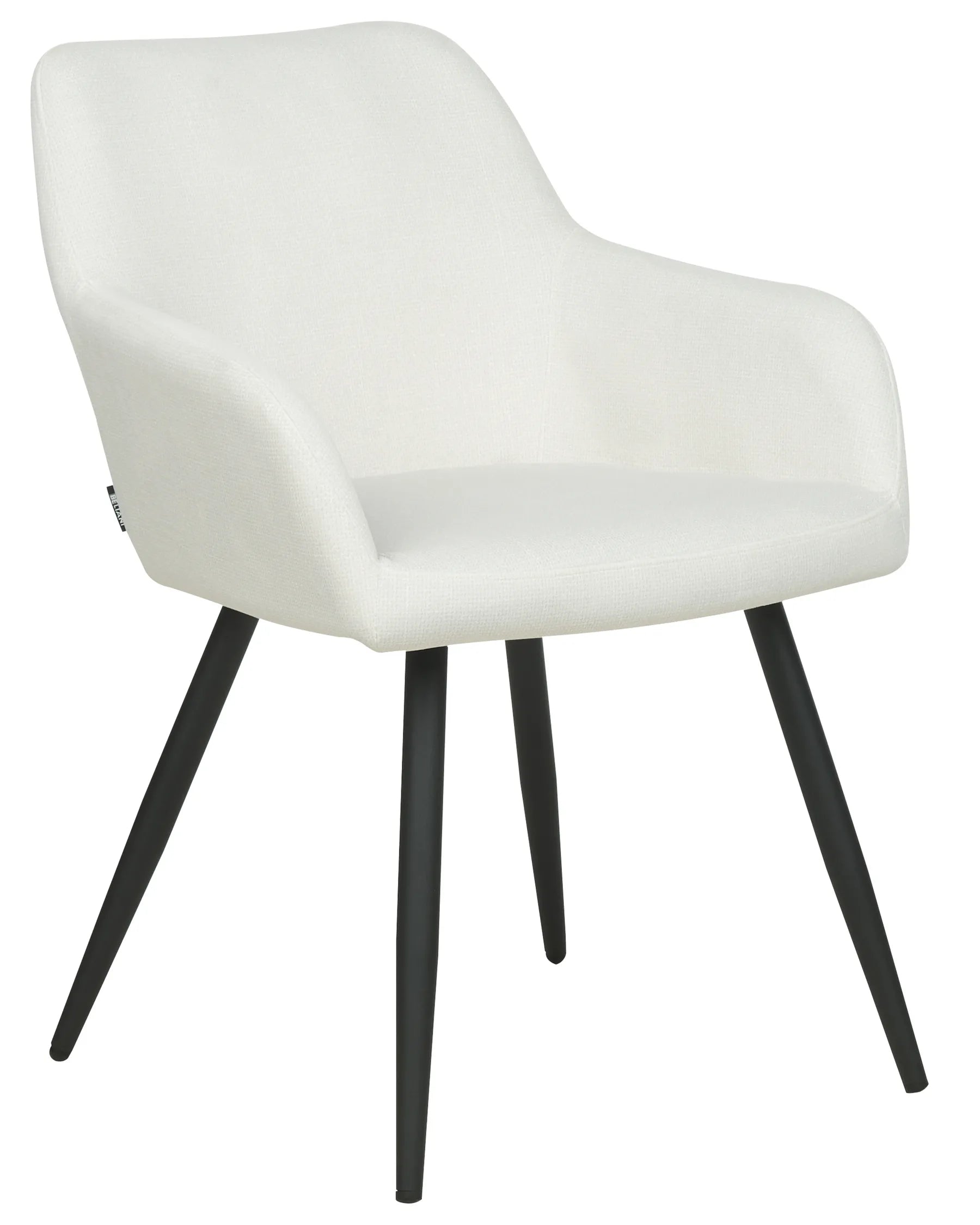 Set of 2 Dining Chairs CASMALIA Velvet Off-White