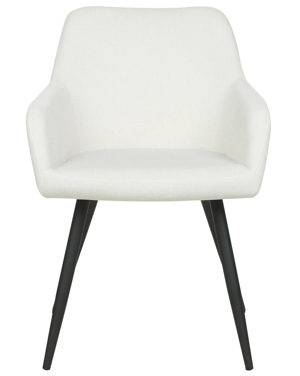 Set of 2 Dining Chairs CASMALIA Velvet Off-White