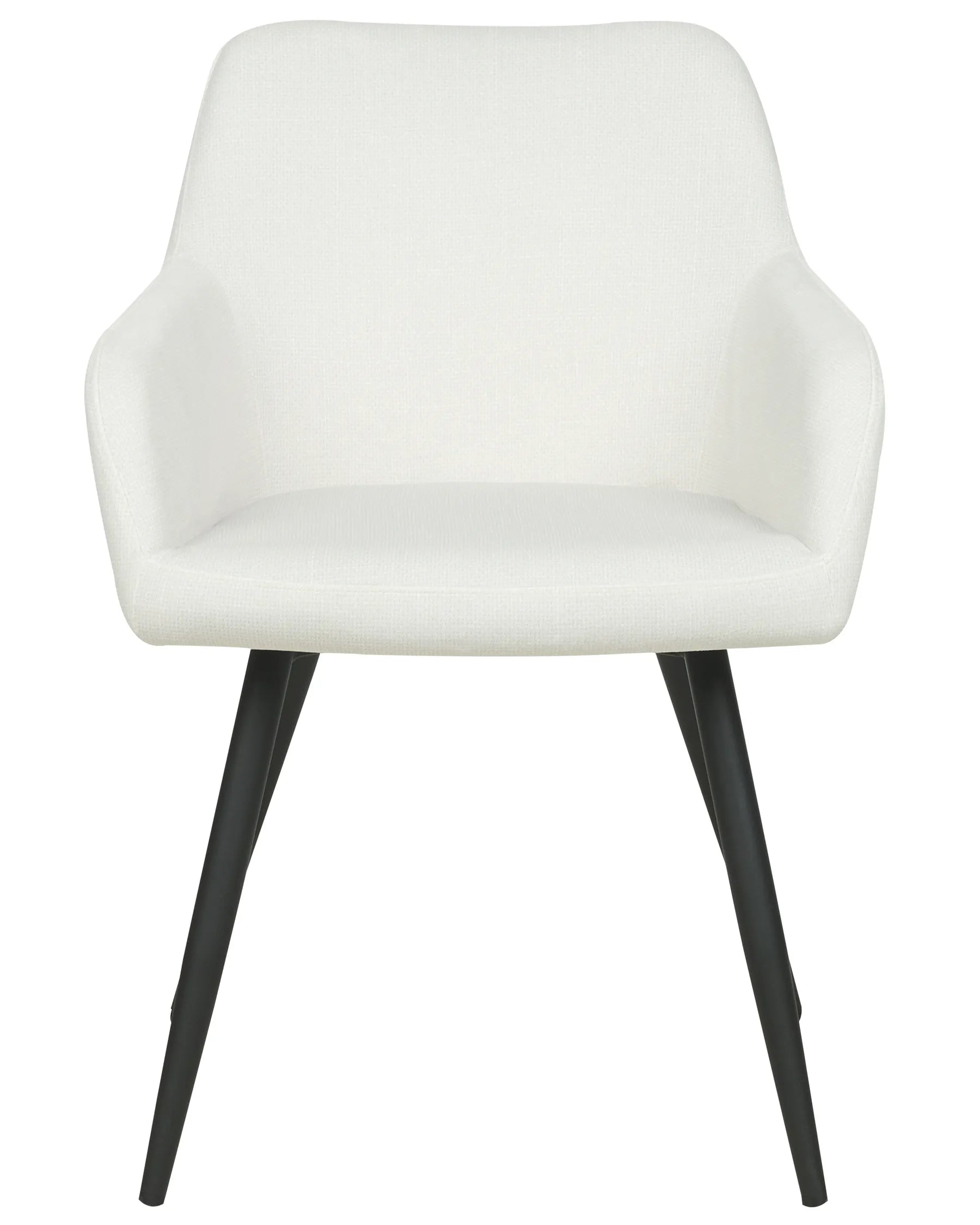 Set of 2 Dining Chairs CASMALIA Velvet Off-White