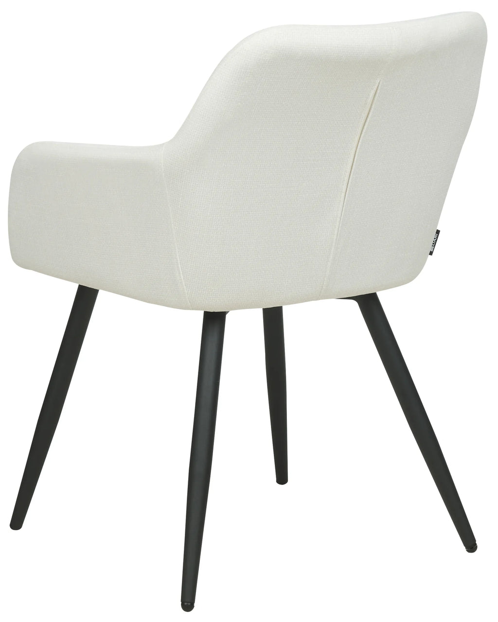 Set of 2 Dining Chairs CASMALIA Velvet Off-White