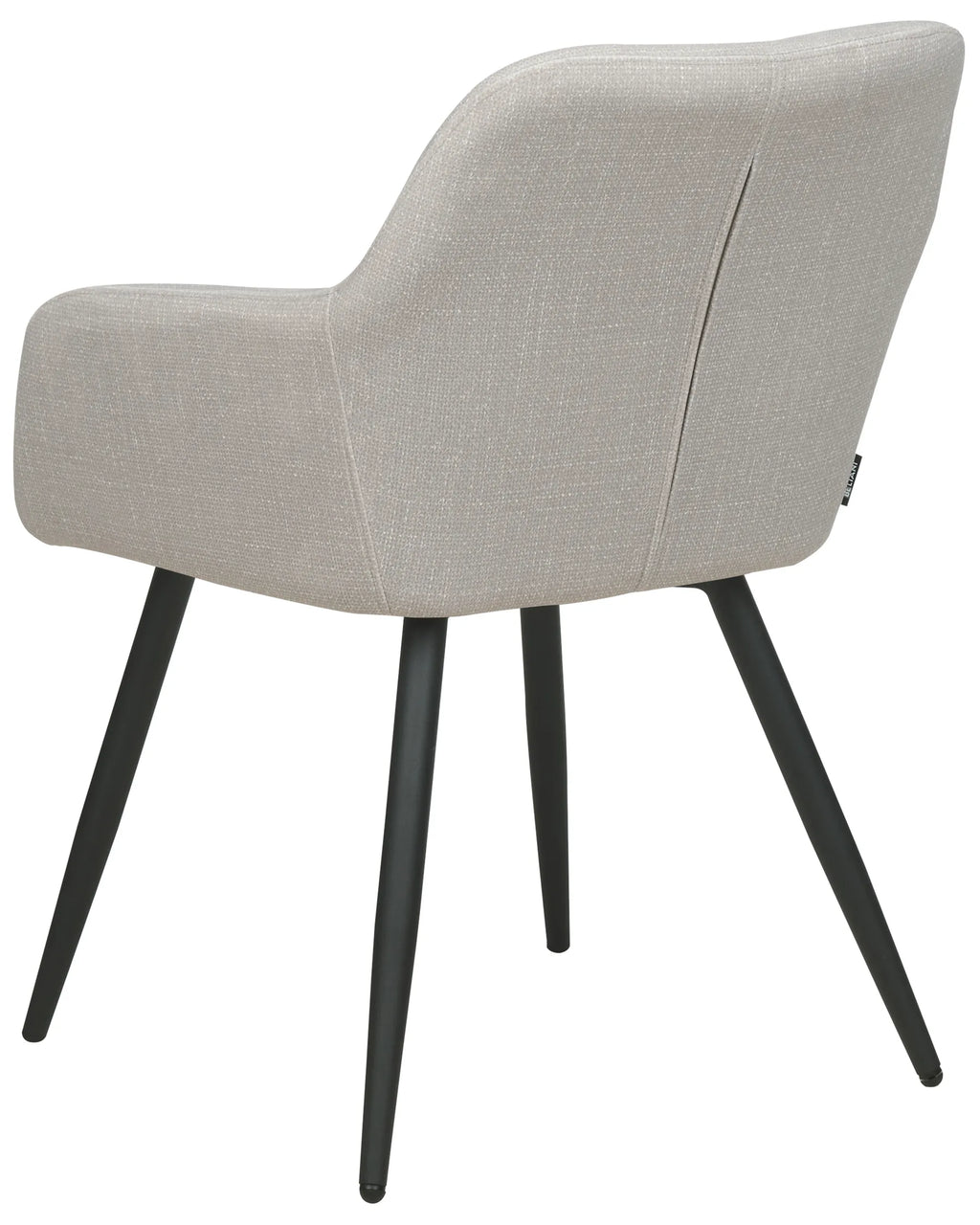 Set of 2 Dining Chairs CASMALIA Velvet Taupe
