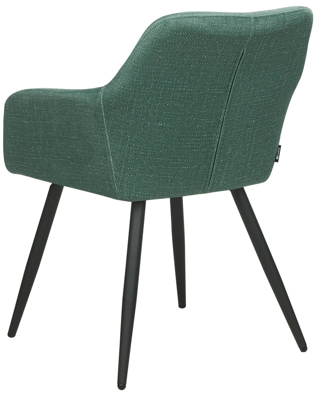 Set of 2 Dining Chairs CASMALIA Velvet Dark Green