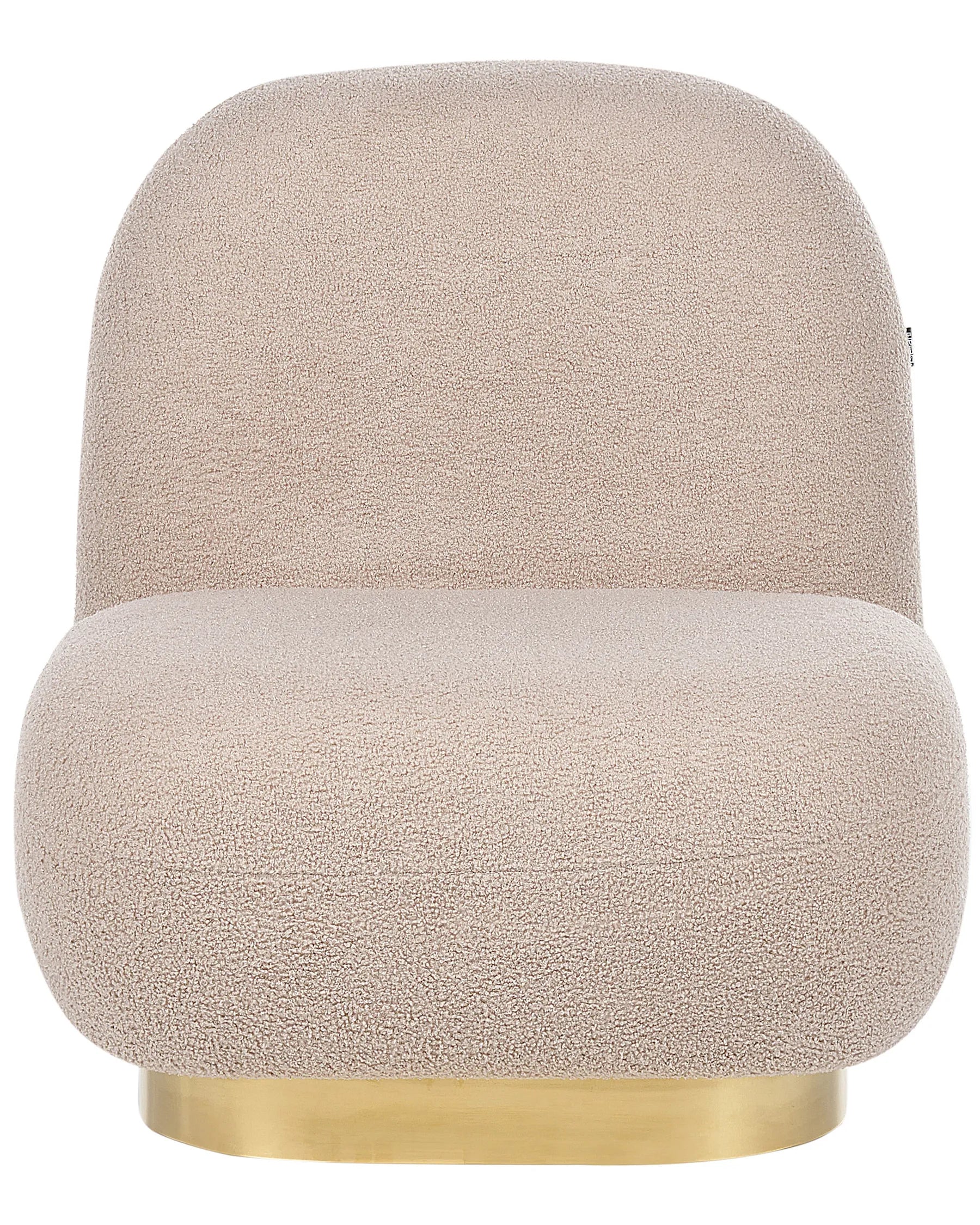 Armchair LOVIISA Boucle Beige