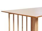 Dining Table LEANDRA Light Ash Wood 200 cm 100 cm