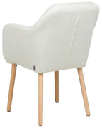 Dining Chair YORKVILLE II Velvet Off-White