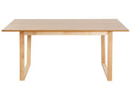 Dining Table CAMDEN Light Ash Wood 180 cm 95 cm