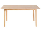 Dining Table DELMAS Light Ash Wood 160 cm 90 cm