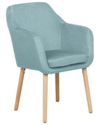 Dining Chair YORKVILLE II Velvet Light Blue