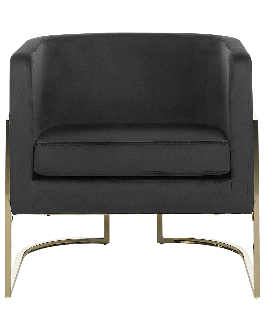 Armchair SIRKKA Velvet Black