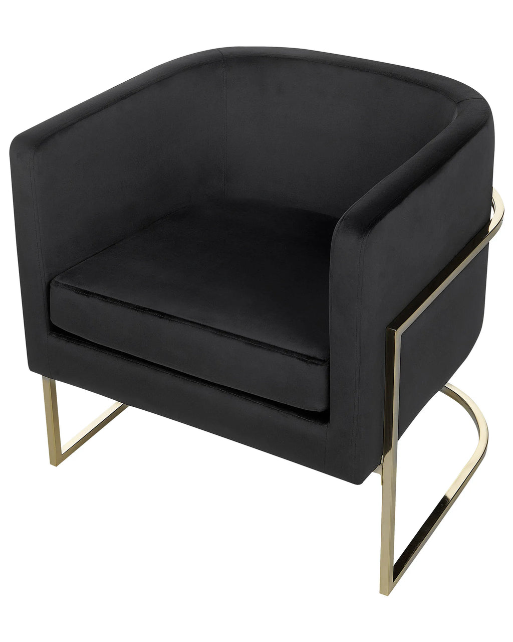 Armchair SIRKKA Velvet Black