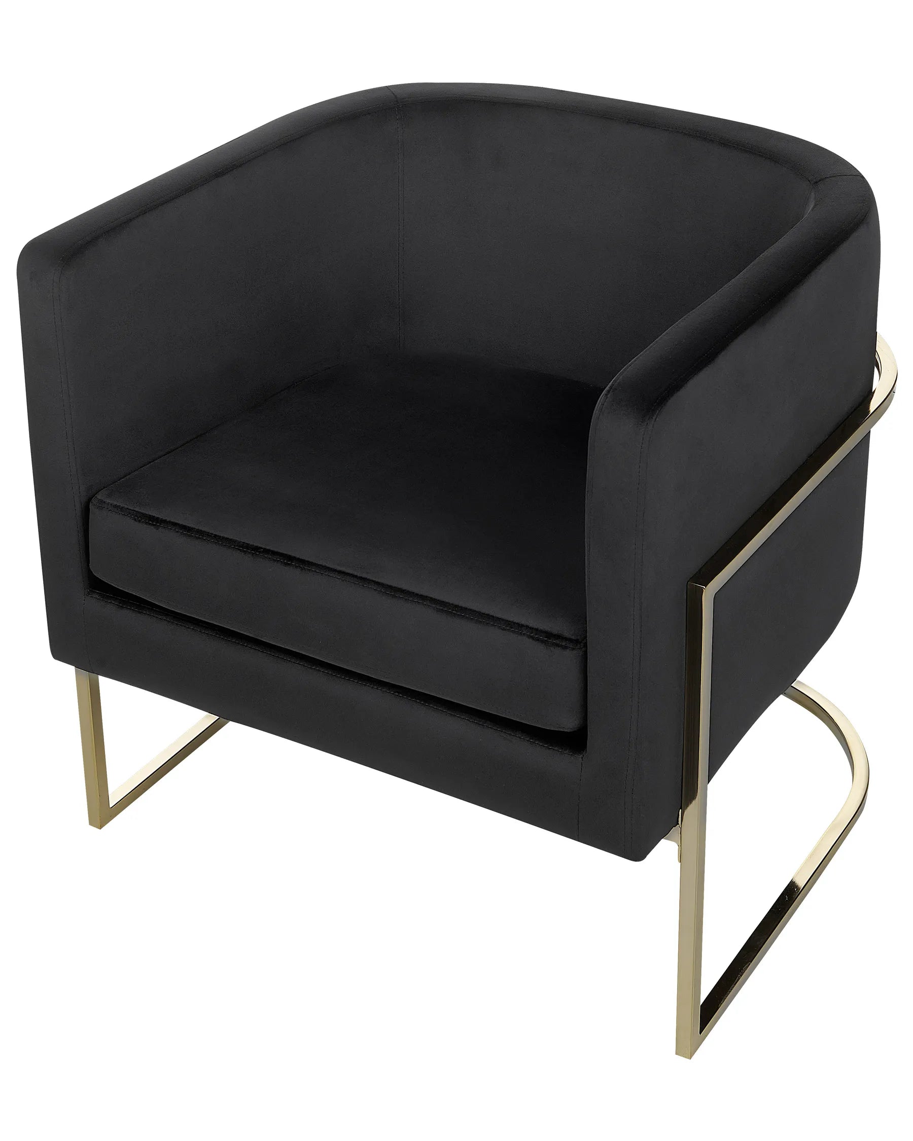 Armchair SIRKKA Velvet Black