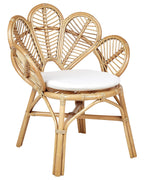 Set of 2 Peacock Chairs FLORENTINE II Rattan Natural