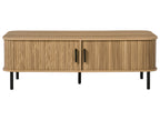 Coffee Table BRADLEY Brown with Storage