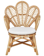 Kids Peacock Chair FLORENTINE II Rattan Natural