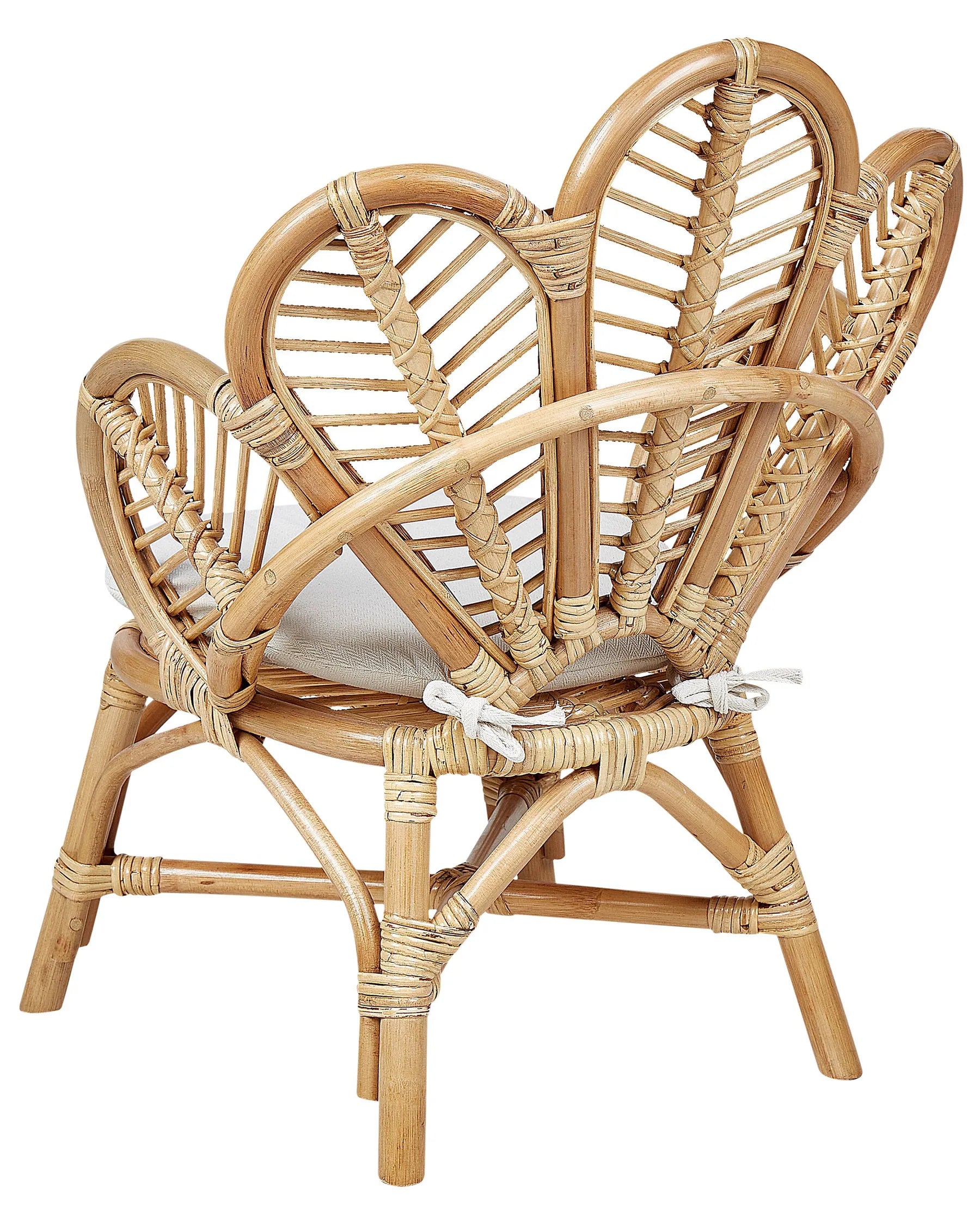 Kids Peacock Chair FLORENTINE II Rattan Natural