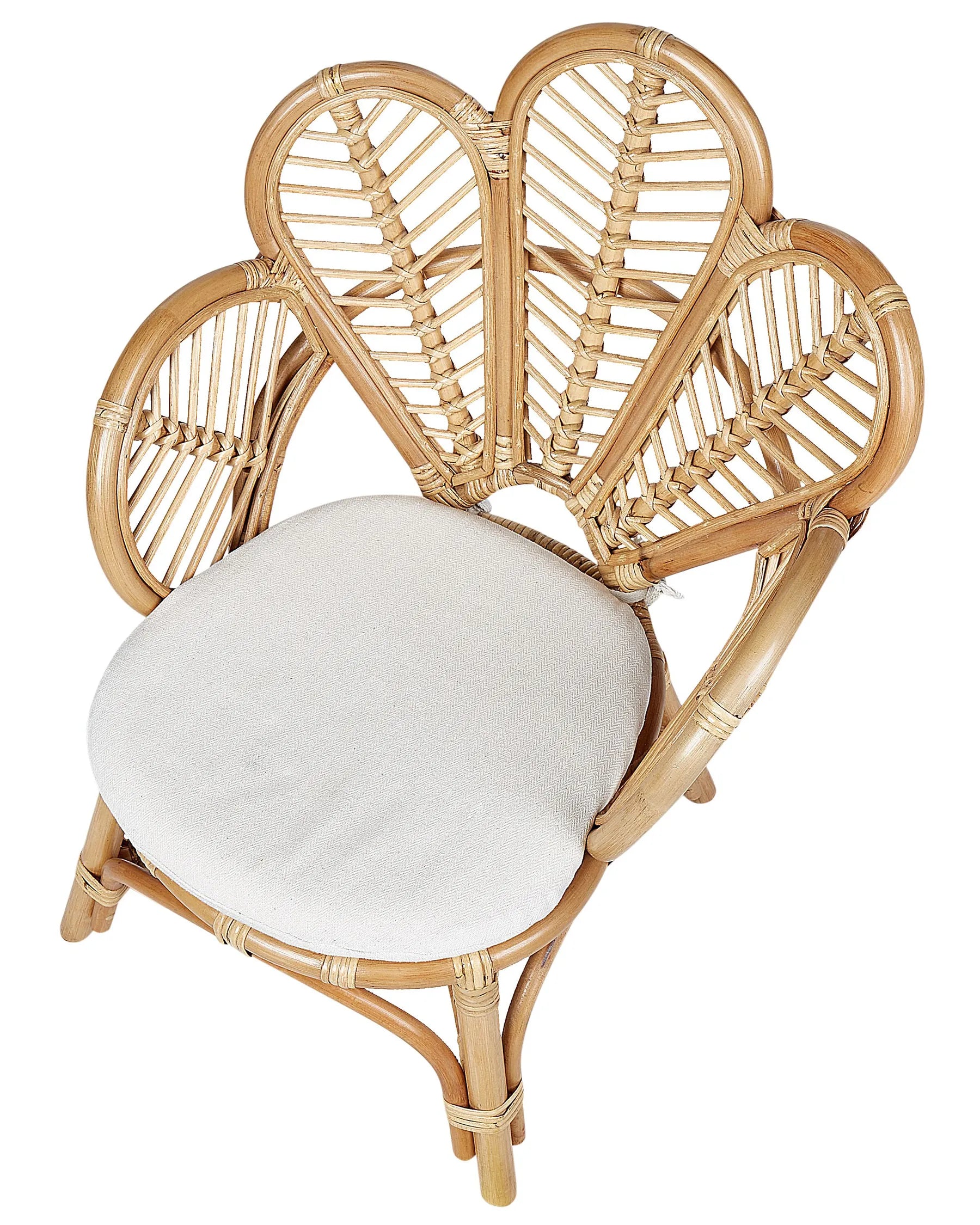 Kids Peacock Chair FLORENTINE II Rattan Natural