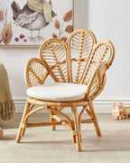 Kids Peacock Chair FLORENTINE II Rattan Natural