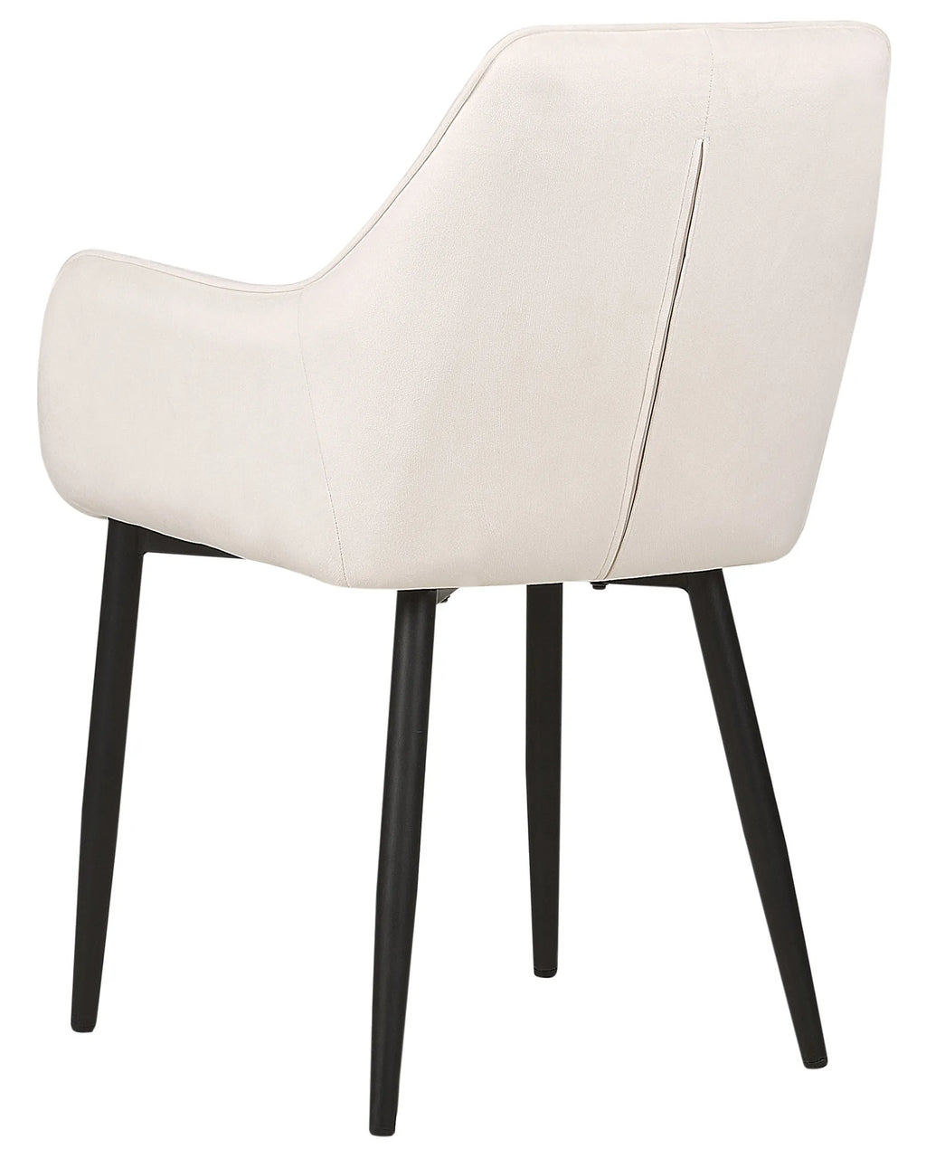 Set of 2 Dining Chairs WELLSTON Velvet Off-White