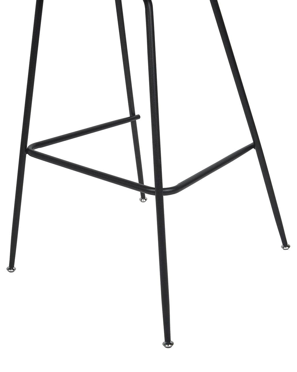 Set of 2 Bar Chairs ARCOLA Velvet Taupe