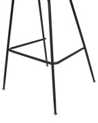 Set of 2 Bar Chairs ARCOLA Velvet Taupe