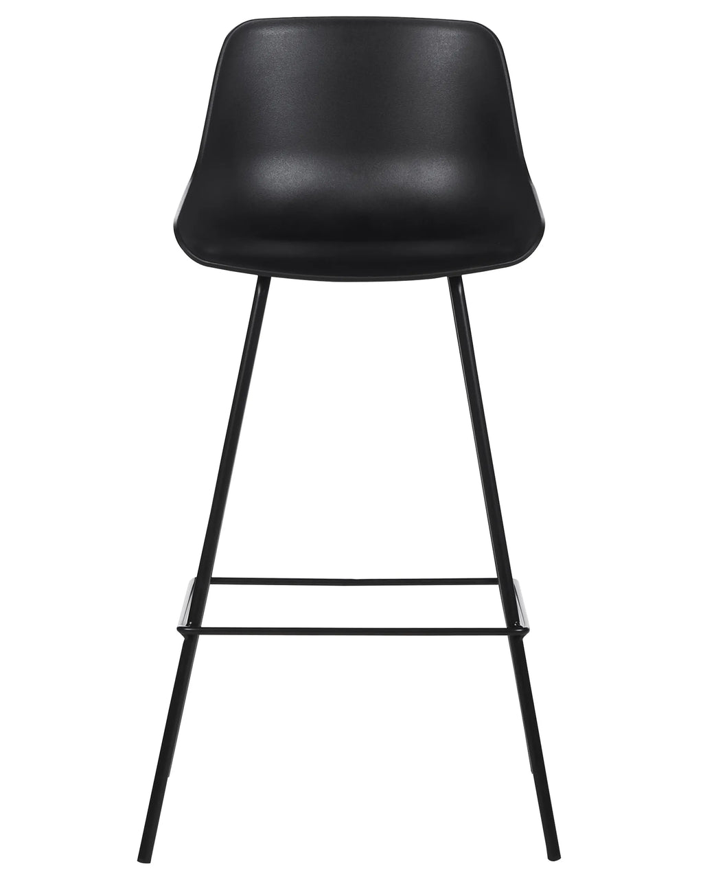 Set of 2 Bar Chairs EMMET Black