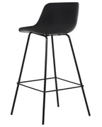 Set of 2 Bar Chairs EMMET Black