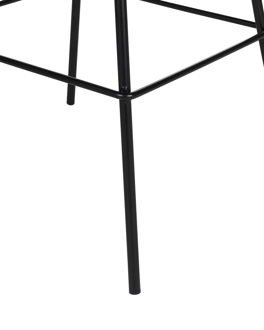 Set of 2 Bar Chairs EMMET Black