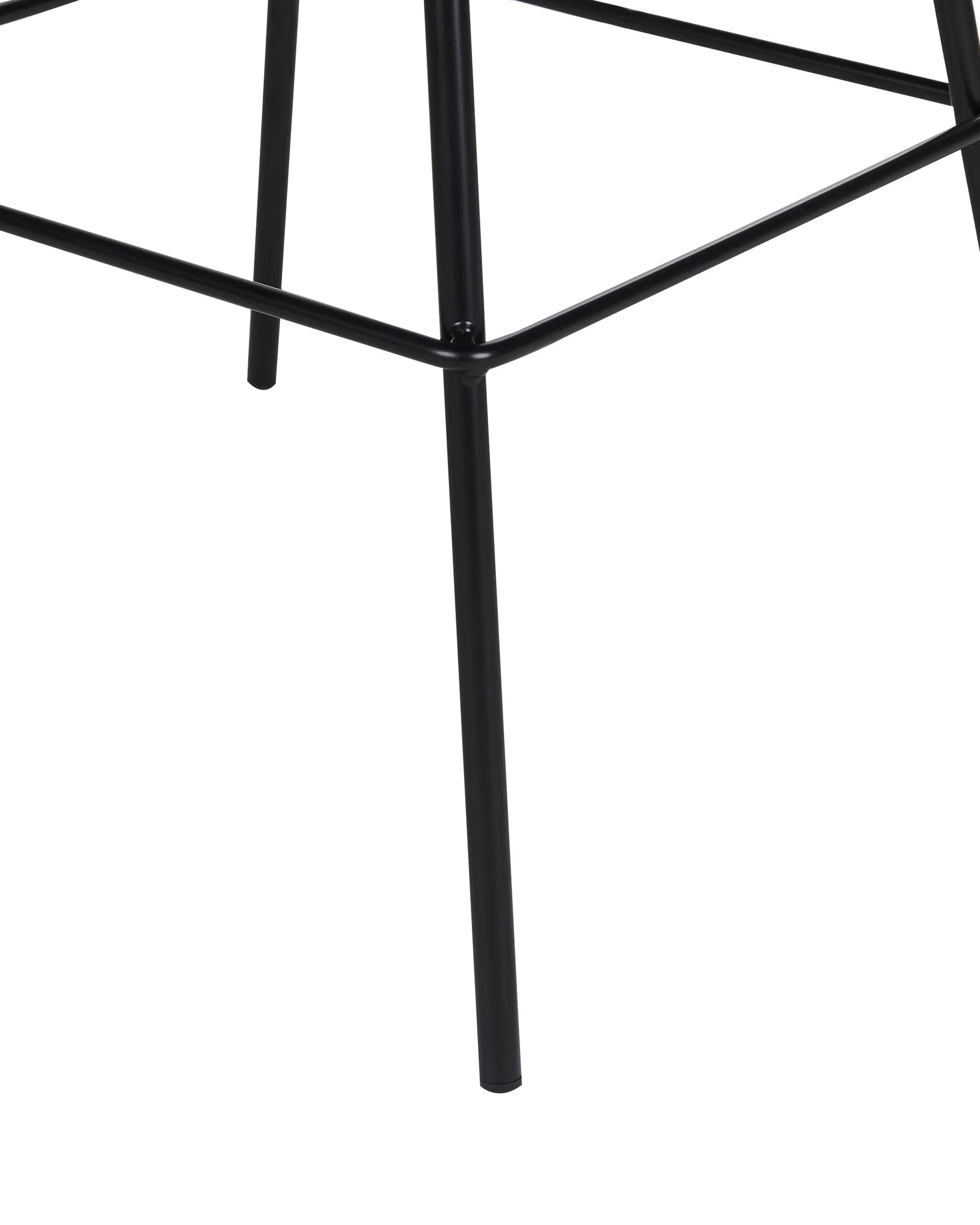 Set of 2 Bar Chairs SIBLEY Black