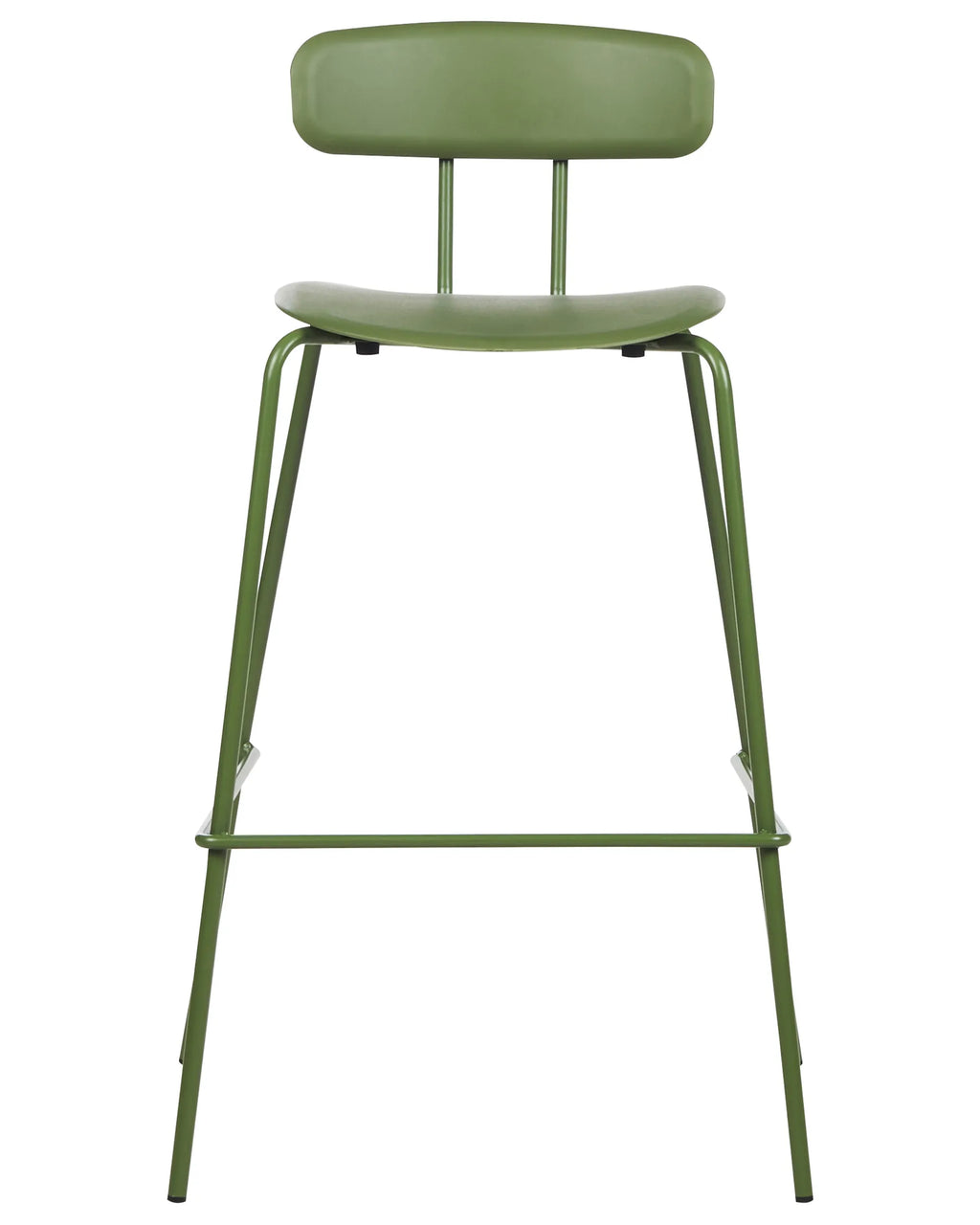 Set of 2 Bar Chairs SIBLEY Green