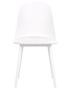 Set of 2 Dining Chairs FOMBY White