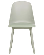 Set of 2 Dining Chairs FOMBY Light Green